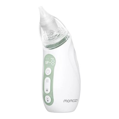 Momcozy BN02 – Aspirator Nasal Bebesh me Bateri të Gjatë dhe Thithje të Fortë