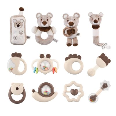 Set 12 Lodrash Edukative dhe Sensoriale për Bebe