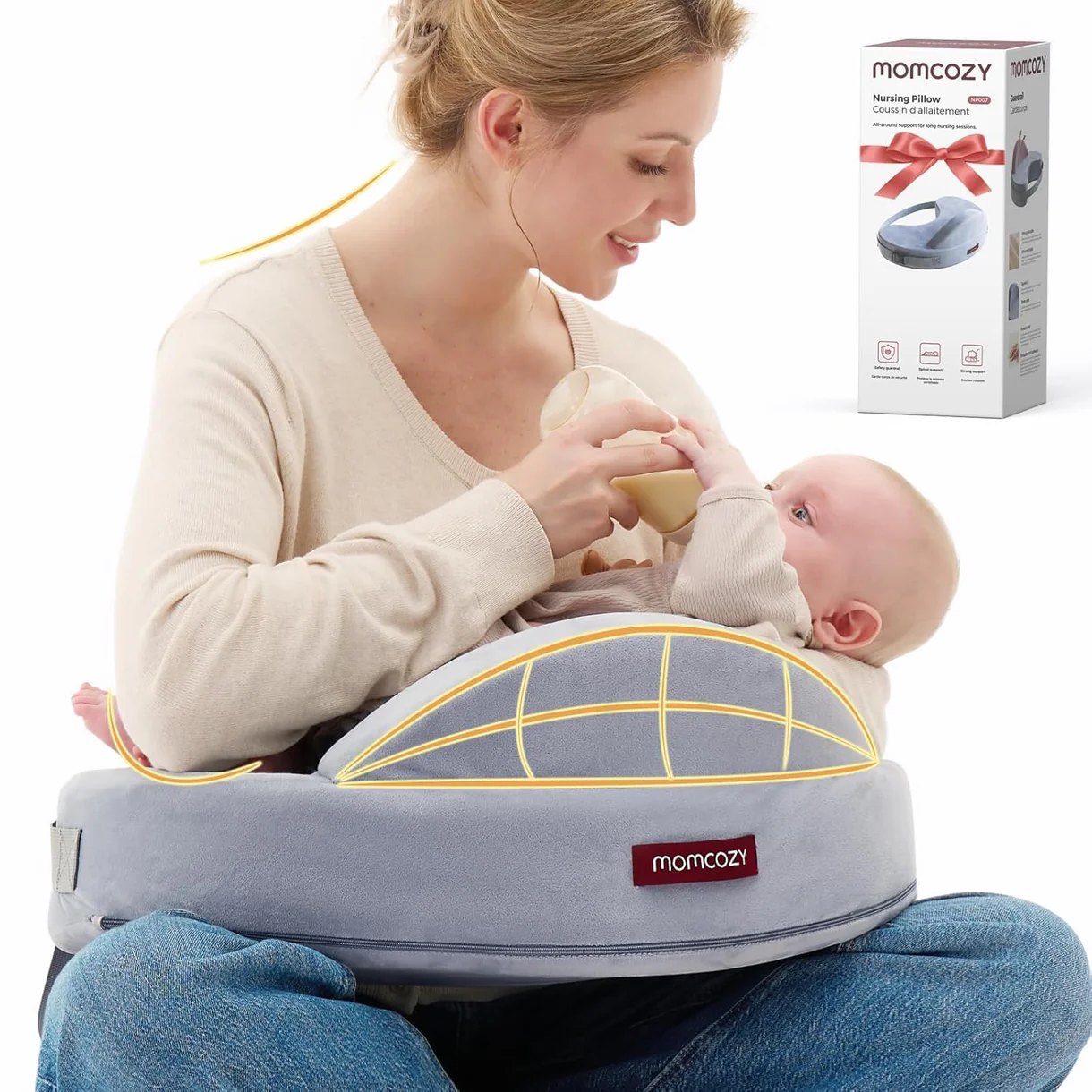 Jastëk ushqyerjeje Momcozy CozyPro për gjidhënie