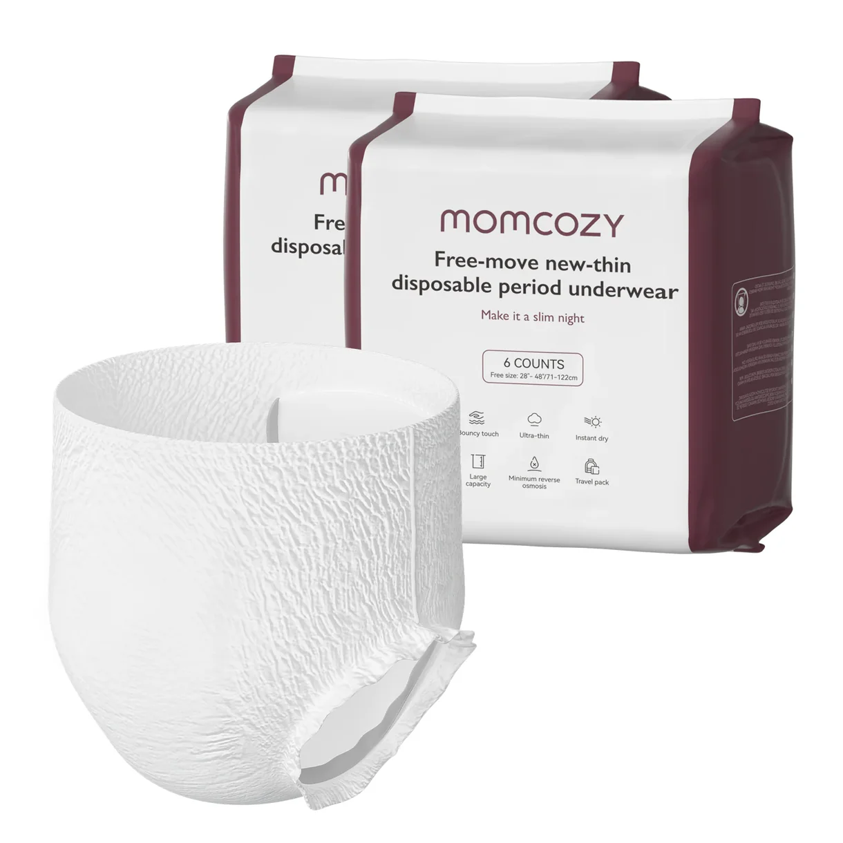 Të brendshme njëpërdorimshe postpartum Momcozy, 12 copë