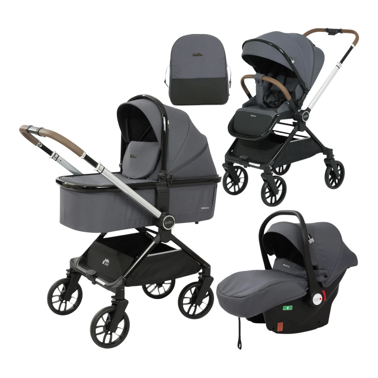Karrocë Kidilo - Set 4në1