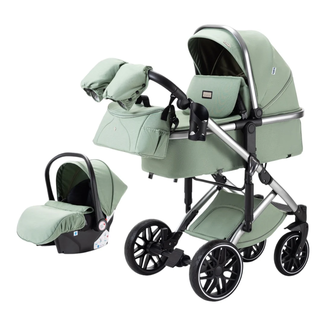Karrocë Kidilo - Set 3në1