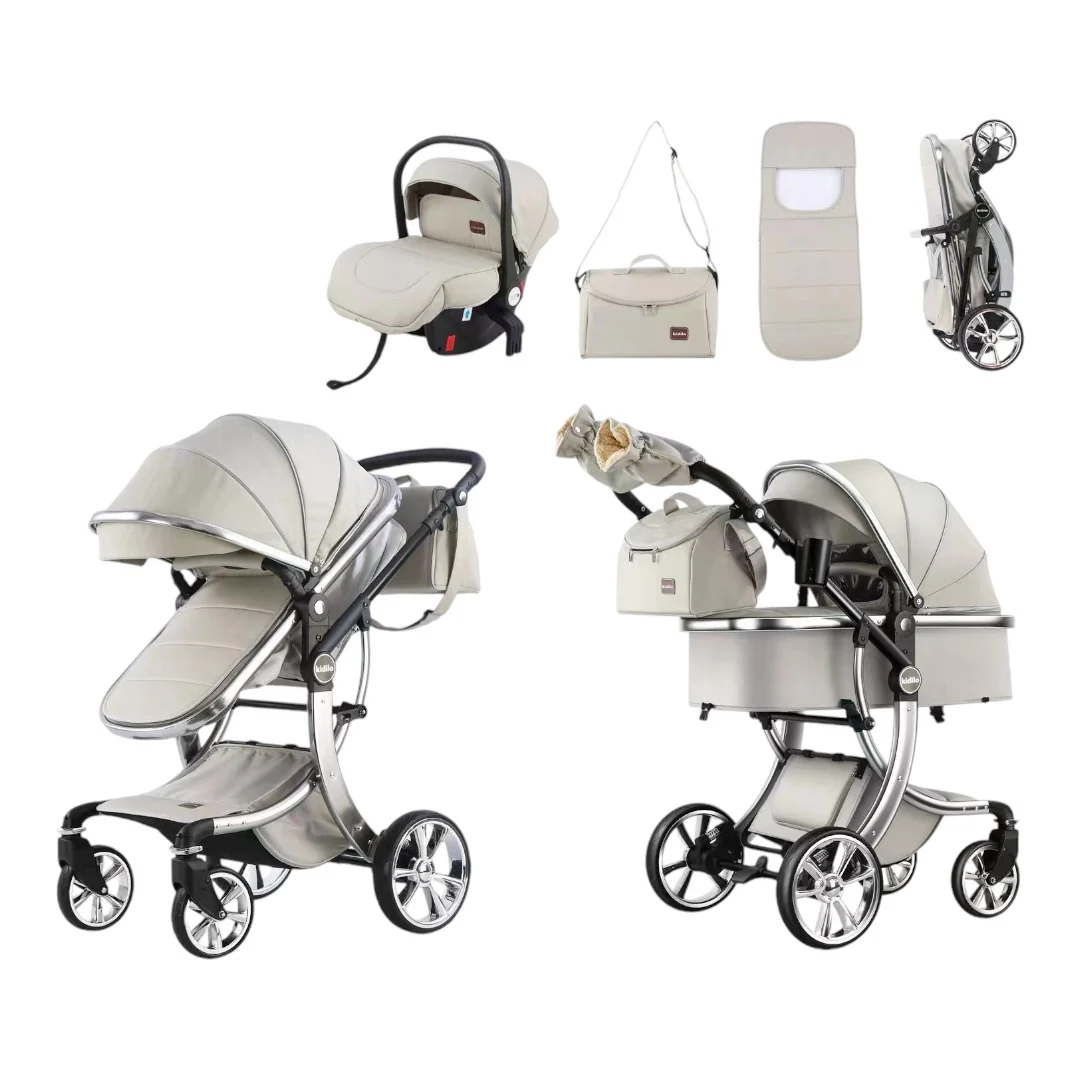 Karrocë Kidilo - Set 3në1