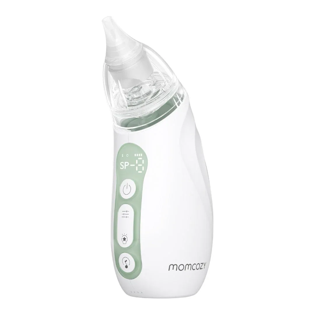 Momcozy BN02 – Aspirator Nasal Bebesh me Bateri të Gjatë dhe Thithje të Fortë