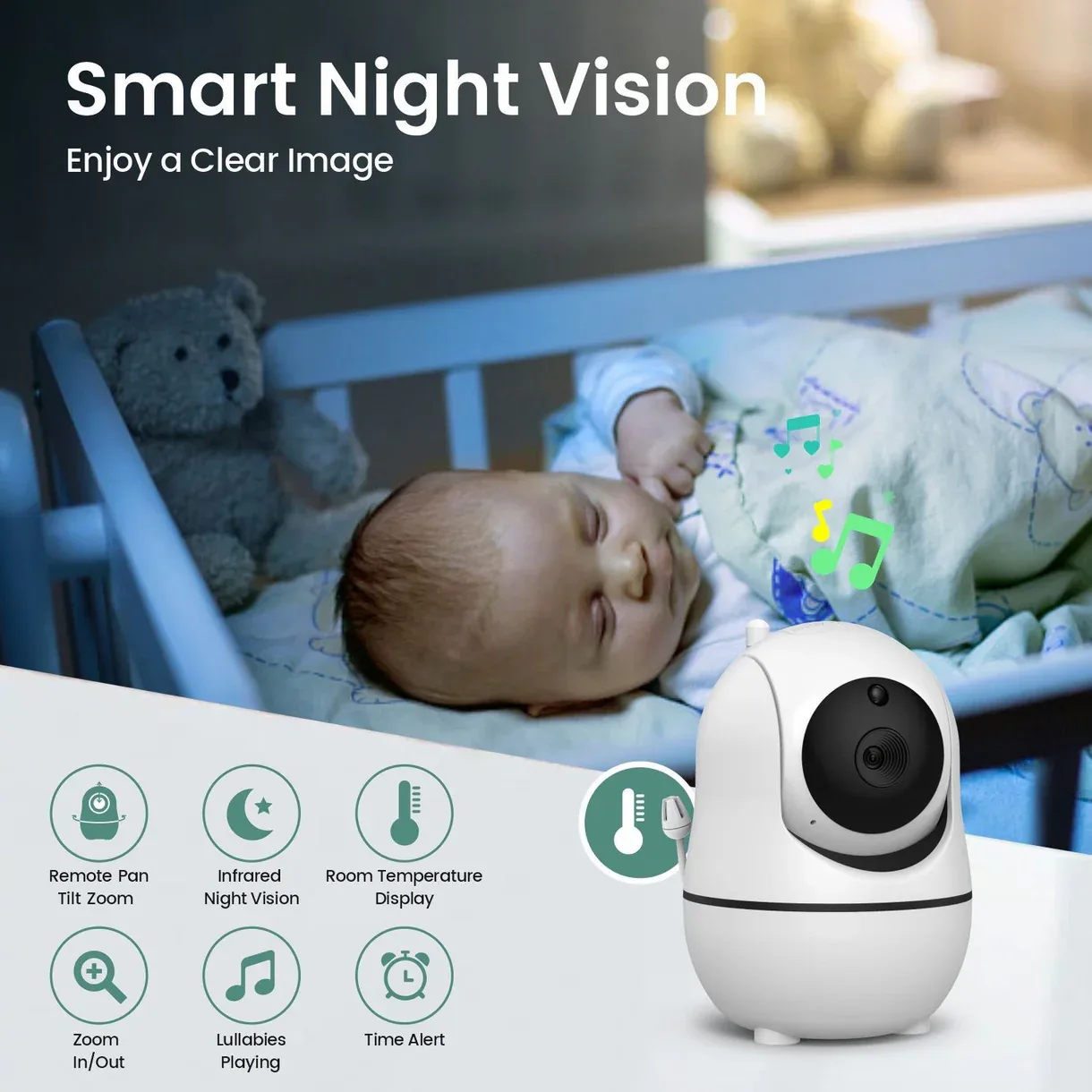 Kamerë monitorimi - Video Baby Monitor - imazh 2