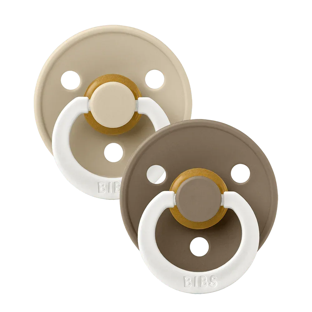 Biberon BIBS Colour Pacifier GLOW - 2 copë